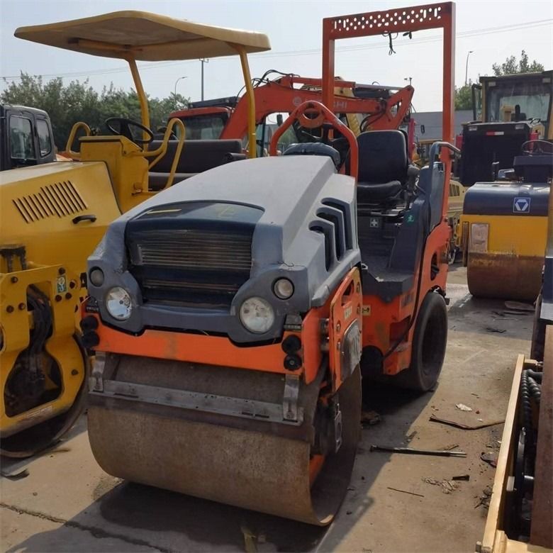 2.5 Ton Usado Hamm Roller Compactor HD35VT na cor original com força excitante de 28KN