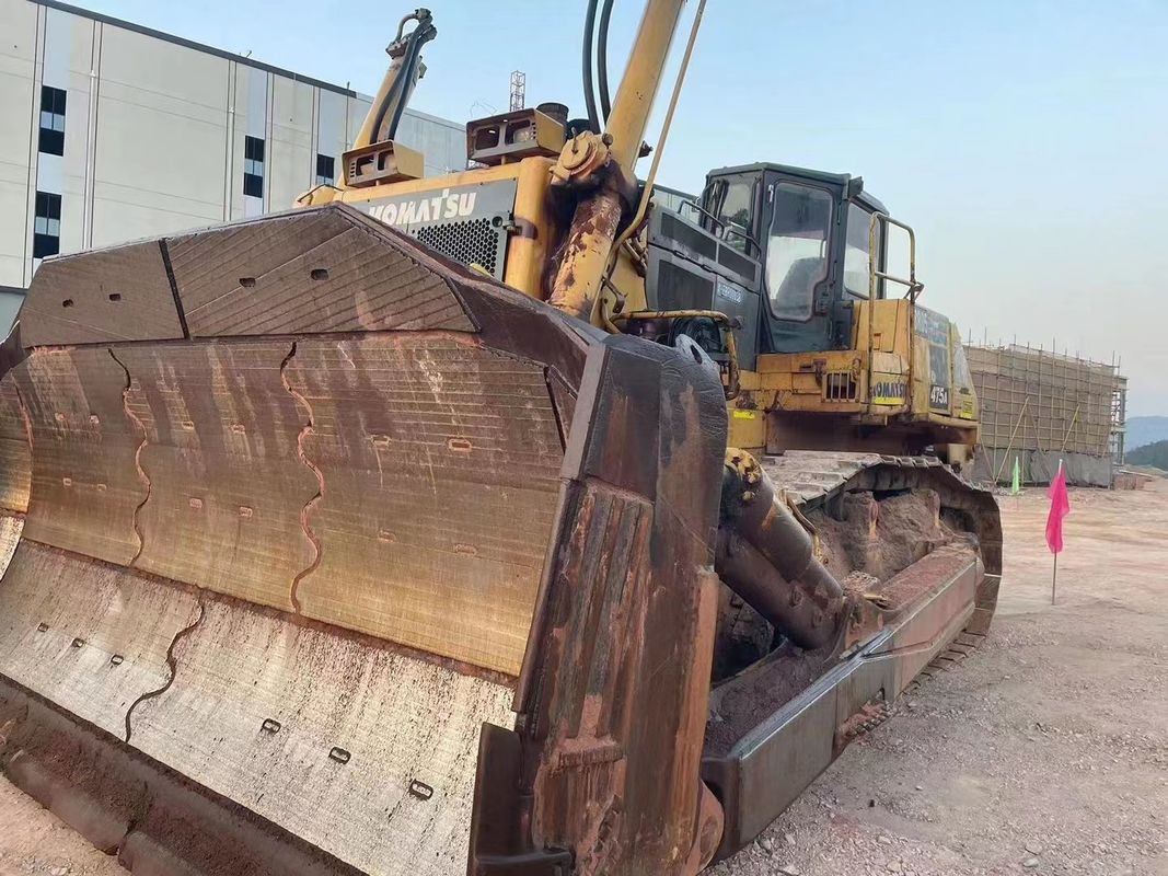 47 Tonnage Usado Bulldozer Komatsu 475 Moving Type Crawler Bulldozer Machine para o canteiro de obras