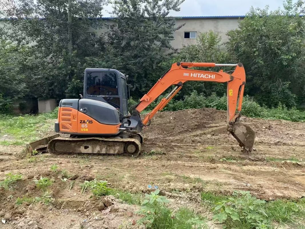 Excavadora Hitachi ZX65USB de segunda mão para exportação Mini Excavadora usada em excelente estado