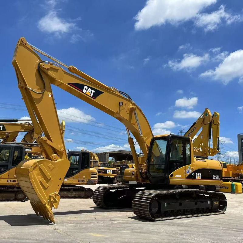 Excavadora CAT 325CL Usada Caterpillar de segunda mão confiável 325CL com 9,6m de comprimento de transporte