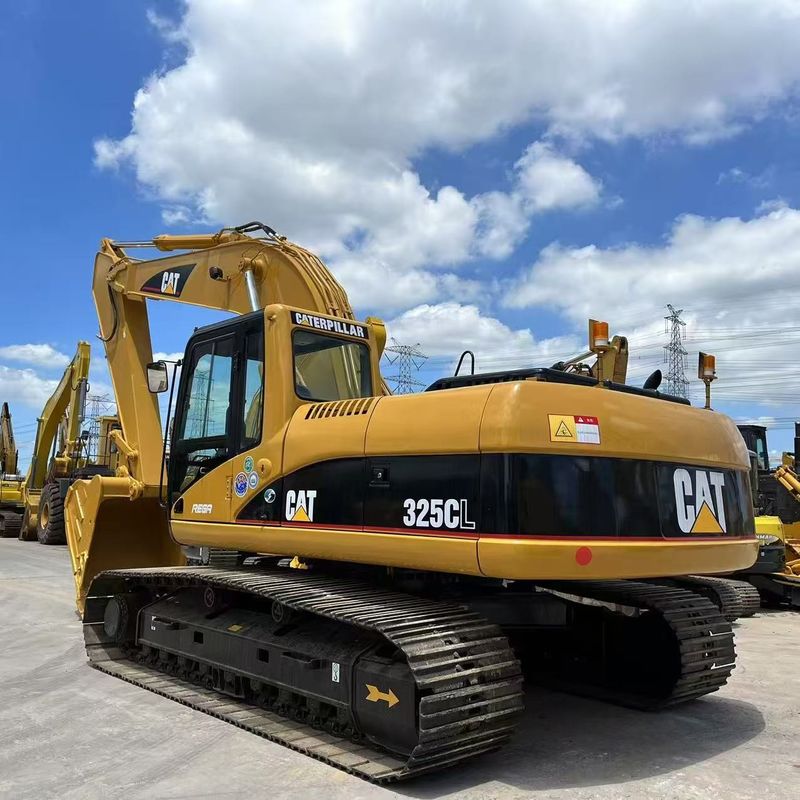 Excavadora CAT 325CL Usada Caterpillar de segunda mão confiável 325CL com 9,6m de comprimento de transporte