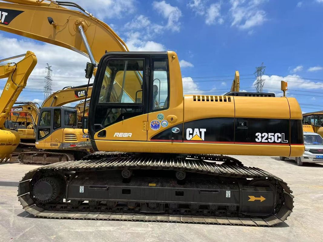 Excavadora CAT 325CL Usada Caterpillar de segunda mão confiável 325CL com 9,6m de comprimento de transporte
