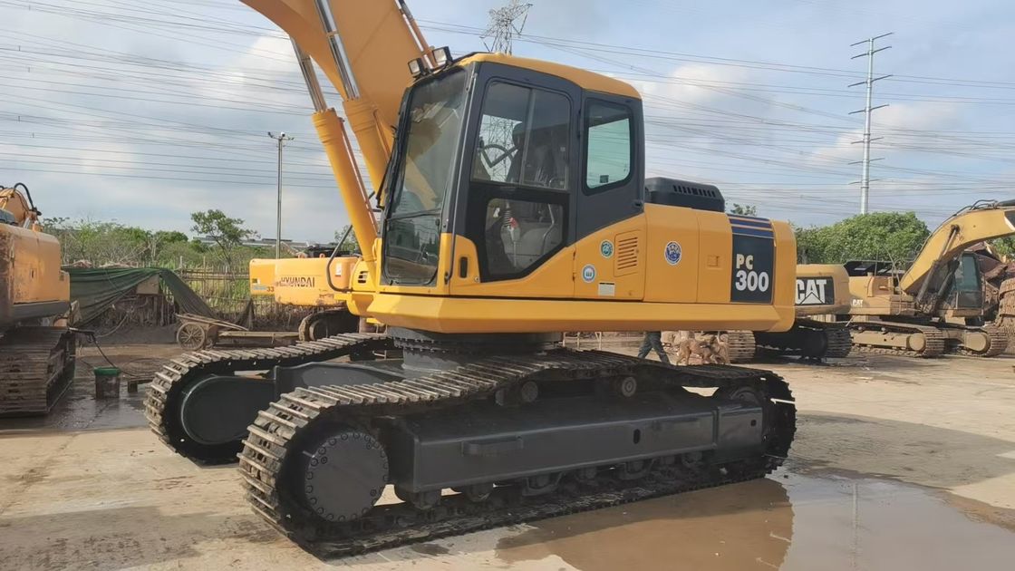 Excavadora usada Komatsu PC300-7 com potência de motor de 180 kW Excavadora hidráulica