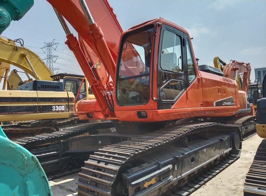 Escavadeira de Esteiras Doosan DX420LC-9C Usada para Venda – Escavadeira de Segunda Mão de Alta Qualidade