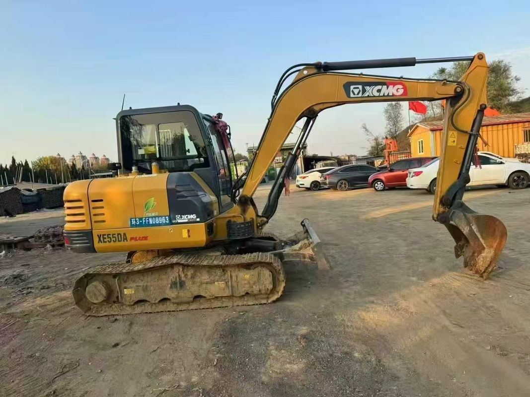 Used XCMG XE55DA Excavator for Sale | 2021 Model | 1000 Hours | Global Shipping