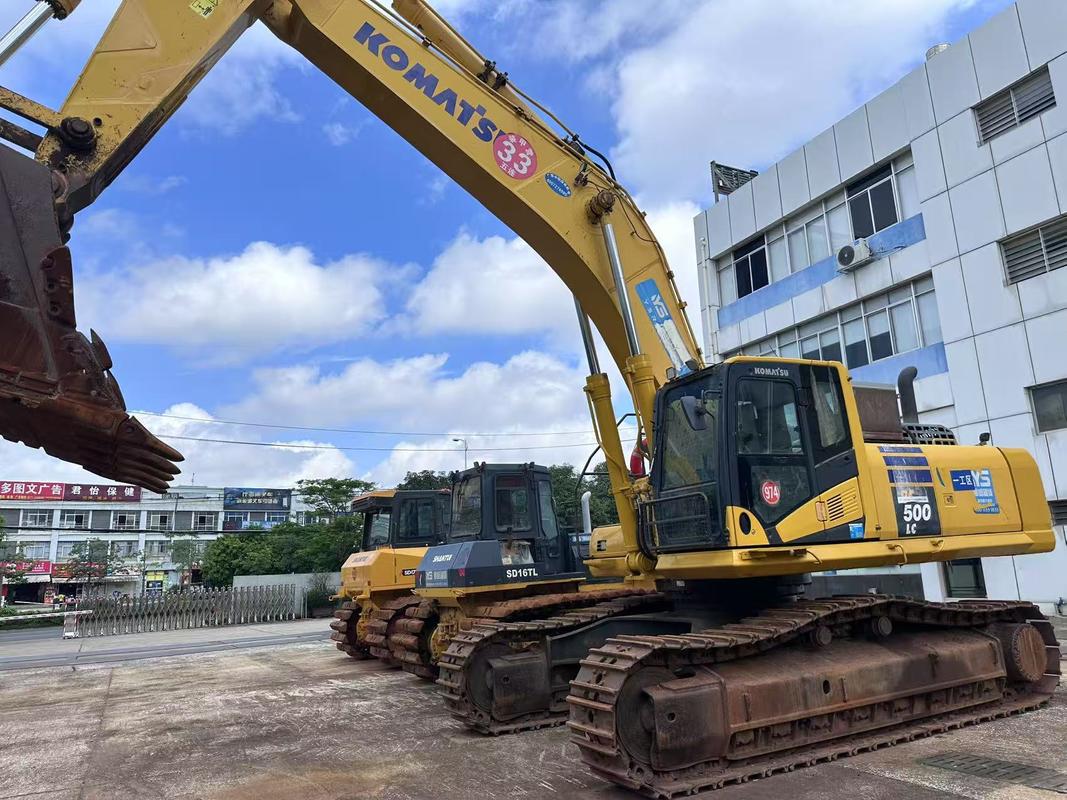 Escavadeira Komatsu PC500-10MO Usada | Classe 50 Toneladas | KOMTRAX Verificado | Pronta para Exportação Global