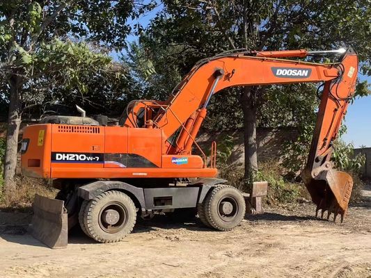 Doosan Dh210w-7 Usado Coreia Usado Carregador de Roda Excavadora de Roda 101kW