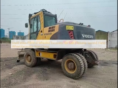 Excavadora de rodas Volvo EW145B usada à venda Excavadora de rodas de segunda mão confiável da China